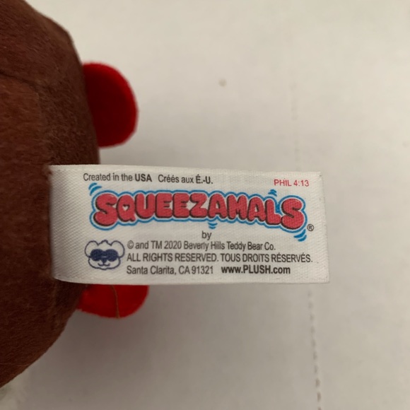 Claire’s Exclusive Squeezanals 4” Round Reindeer - Picture 5 of 9